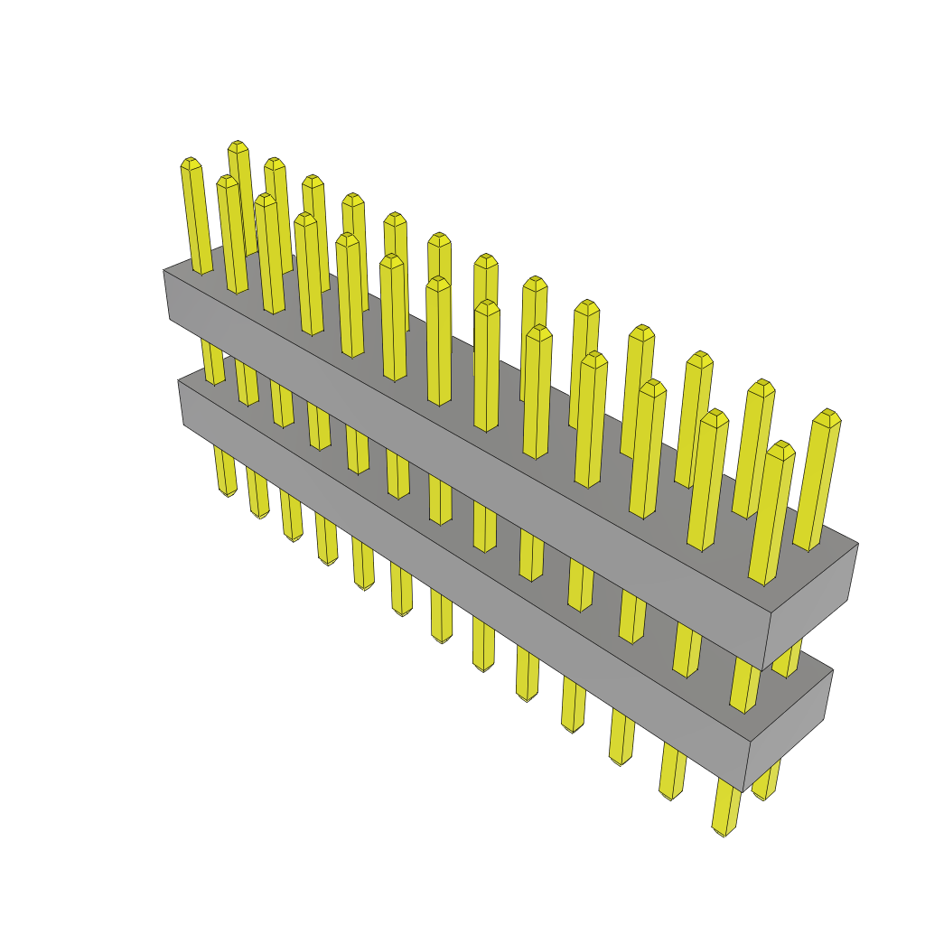 All Parts Connectors Backplane Connectors Hard Metric Connectors TW-13-04-S-D-260-130 by Samtec