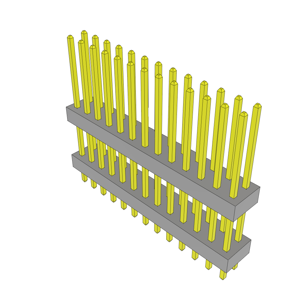All Parts Connectors Backplane Connectors Hard Metric Connectors TW-13-08-G-D-365-100 by Samtec