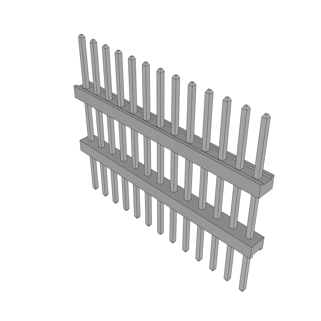 All Parts Connectors Backplane Connectors Hard Metric Connectors TW-13-08-T-S-350-240 by Samtec