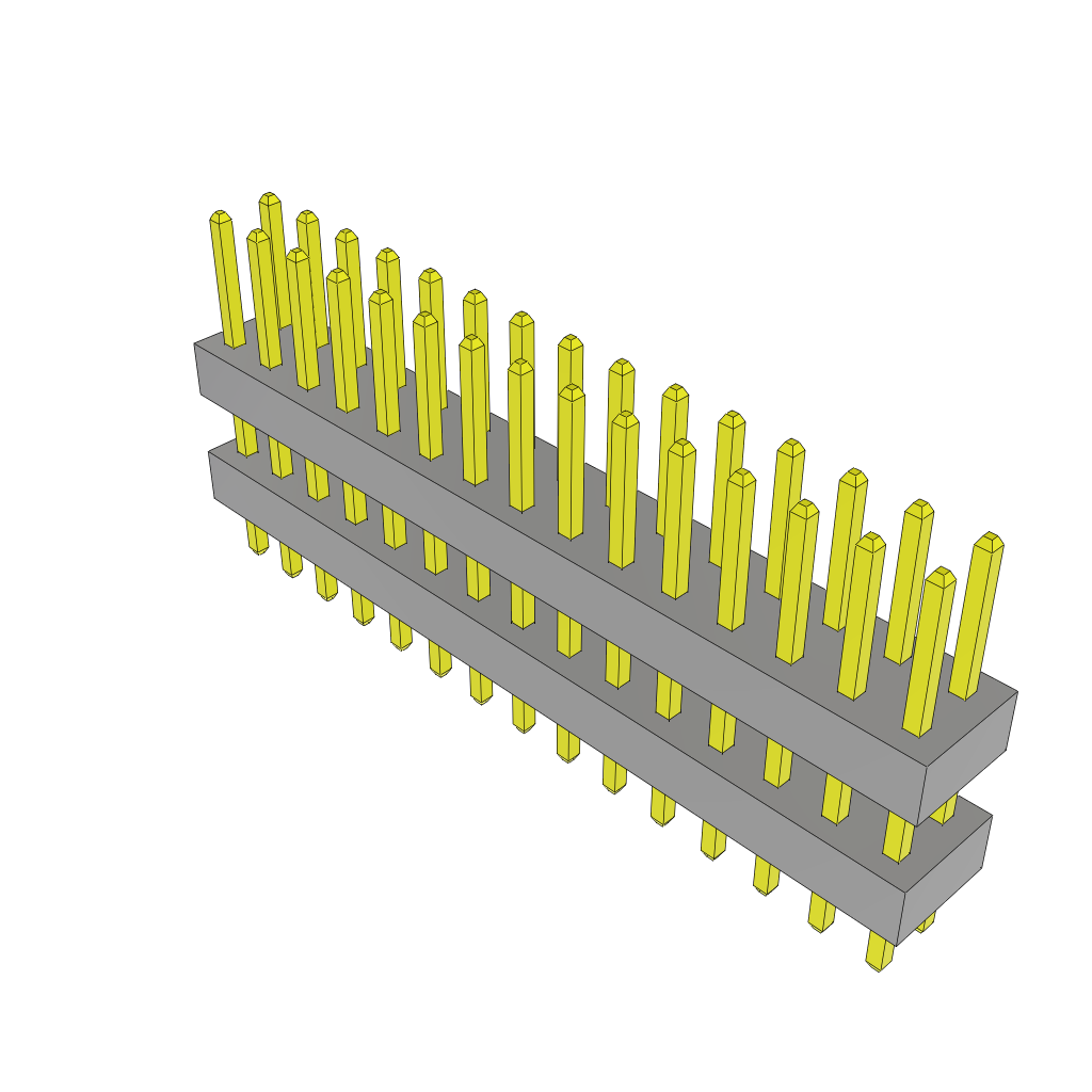 All Parts Connectors Backplane Connectors Hard Metric Connectors TW-15-03-F-D-250-095 by Samtec