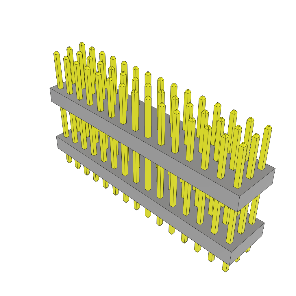 All Parts Connectors Backplane Connectors Hard Metric Connectors TW-15-06-G-T-375-100 by Samtec