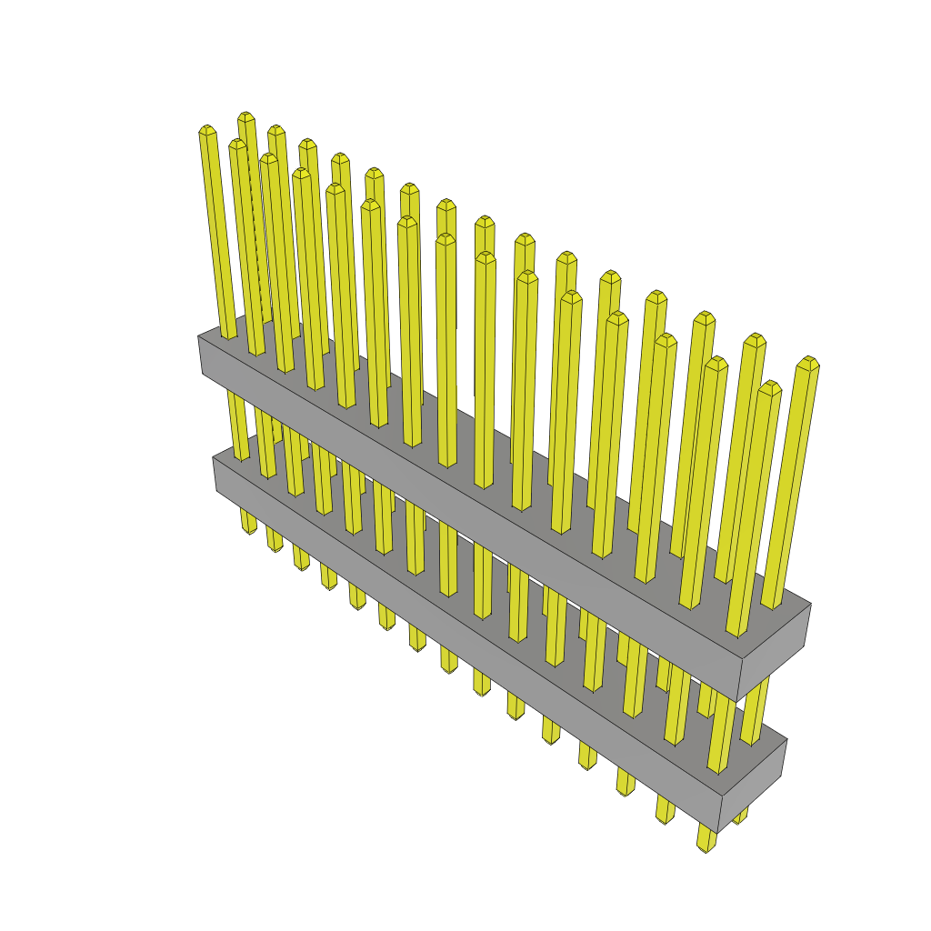 All Parts Connectors Backplane Connectors Hard Metric Connectors TW-15-08-L-D-340-100 by Samtec