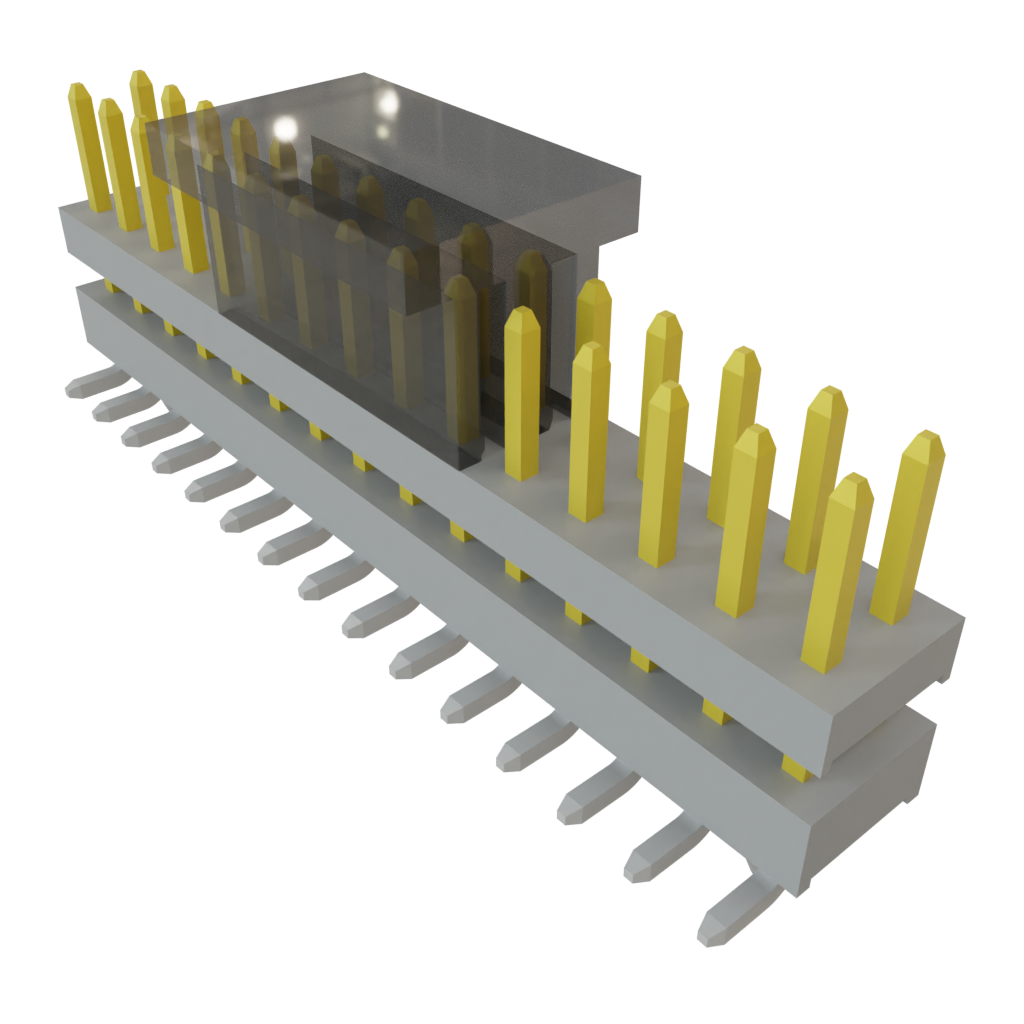 All Parts Connectors Backplane Connectors Hard Metric Connectors TW-15-09-L-D-236-SM-A-P-TR by Samtec