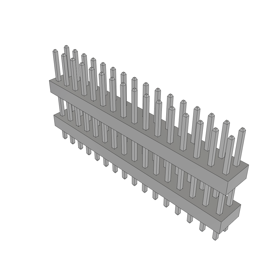 All Parts Connectors Backplane Connectors Hard Metric Connectors TW-16-10-T-D-320-100 by Samtec