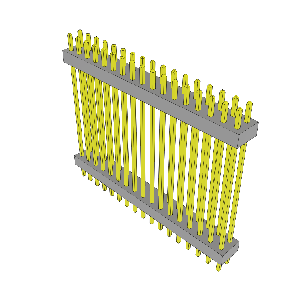 All Parts Connectors Backplane Connectors Hard Metric Connectors TW-17-12-L-D-890-110 by Samtec