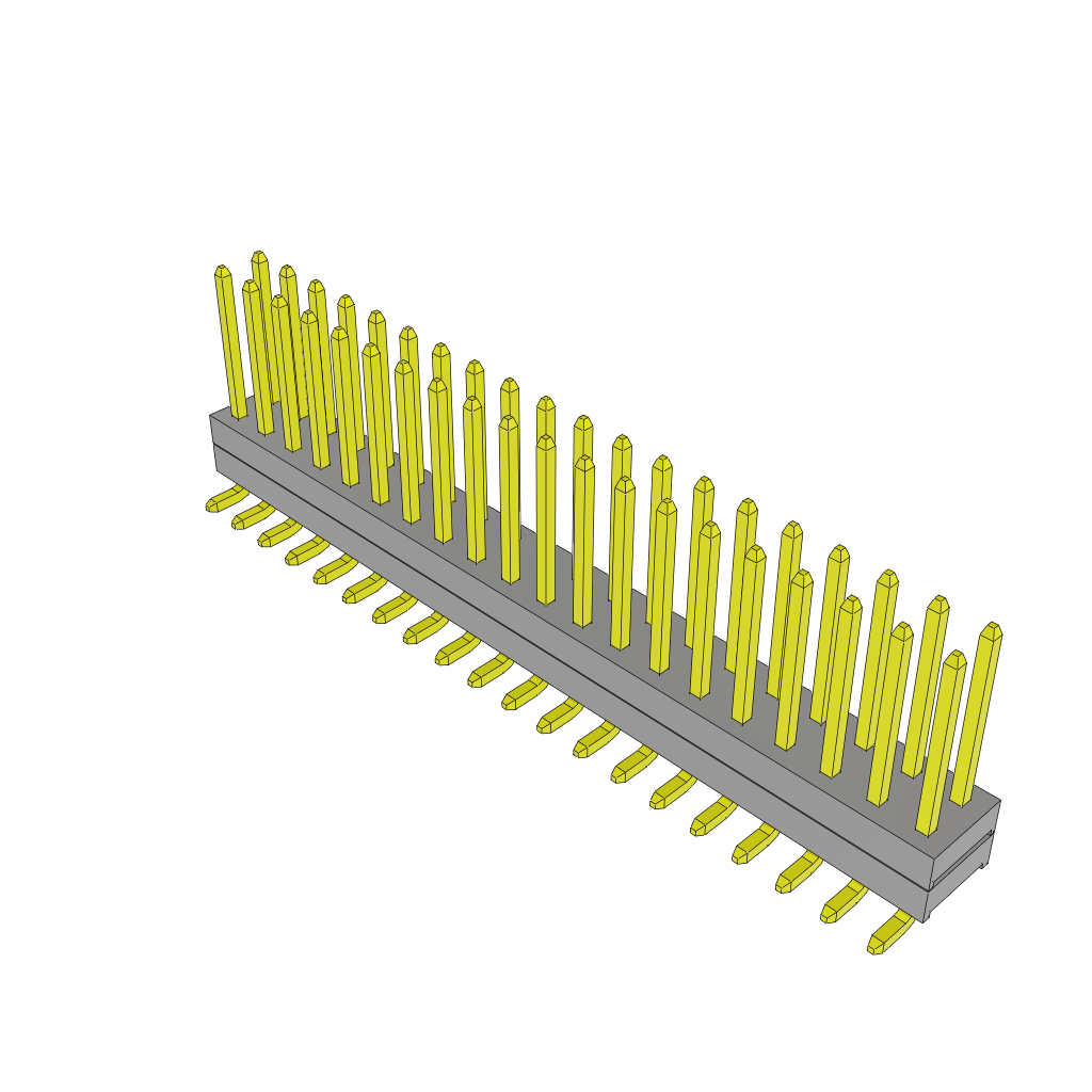All Parts Connectors Backplane Connectors Hard Metric Connectors TW-20-03-G-D-170-SM by Samtec