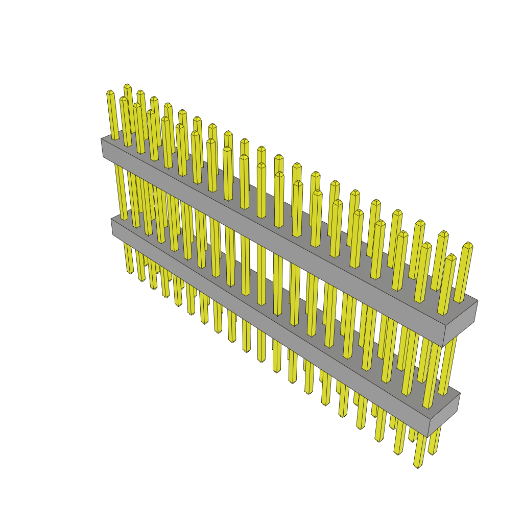 All Parts Connectors Backplane Connectors Hard Metric Connectors TW-20-08-G-D-440-195 by Samtec