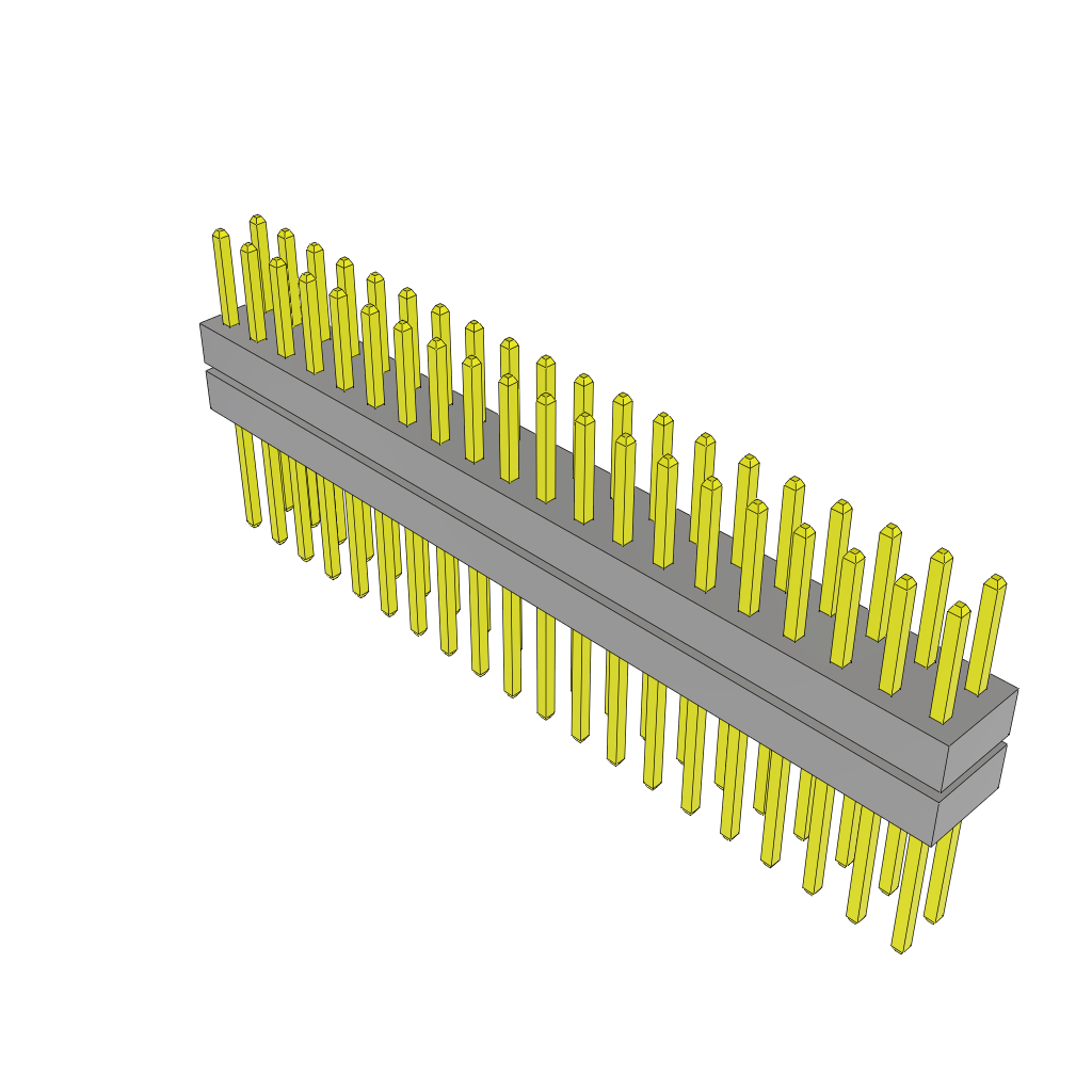 All Parts Connectors Backplane Connectors Hard Metric Connectors TW-20-10-G-D-175-260 by Samtec
