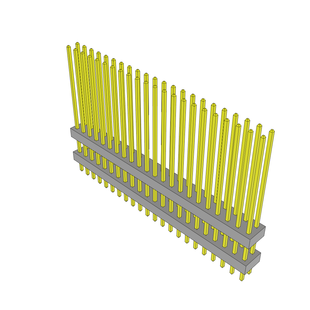 All Parts Connectors Backplane Connectors Hard Metric Connectors TW-22-12-L-D-305-115 by Samtec