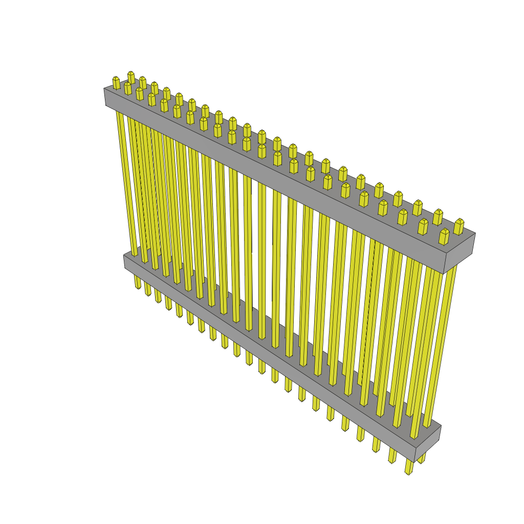 All Parts Connectors Backplane Connectors Hard Metric Connectors TW-22-12-L-D-935-125 by Samtec