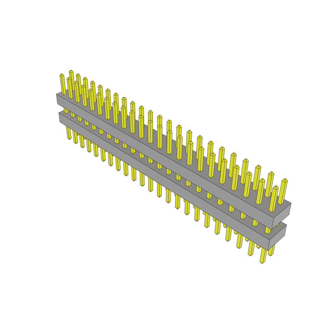 All Parts Connectors Backplane Connectors Hard Metric Connectors TW-23-03-G-D-230-150 by Samtec