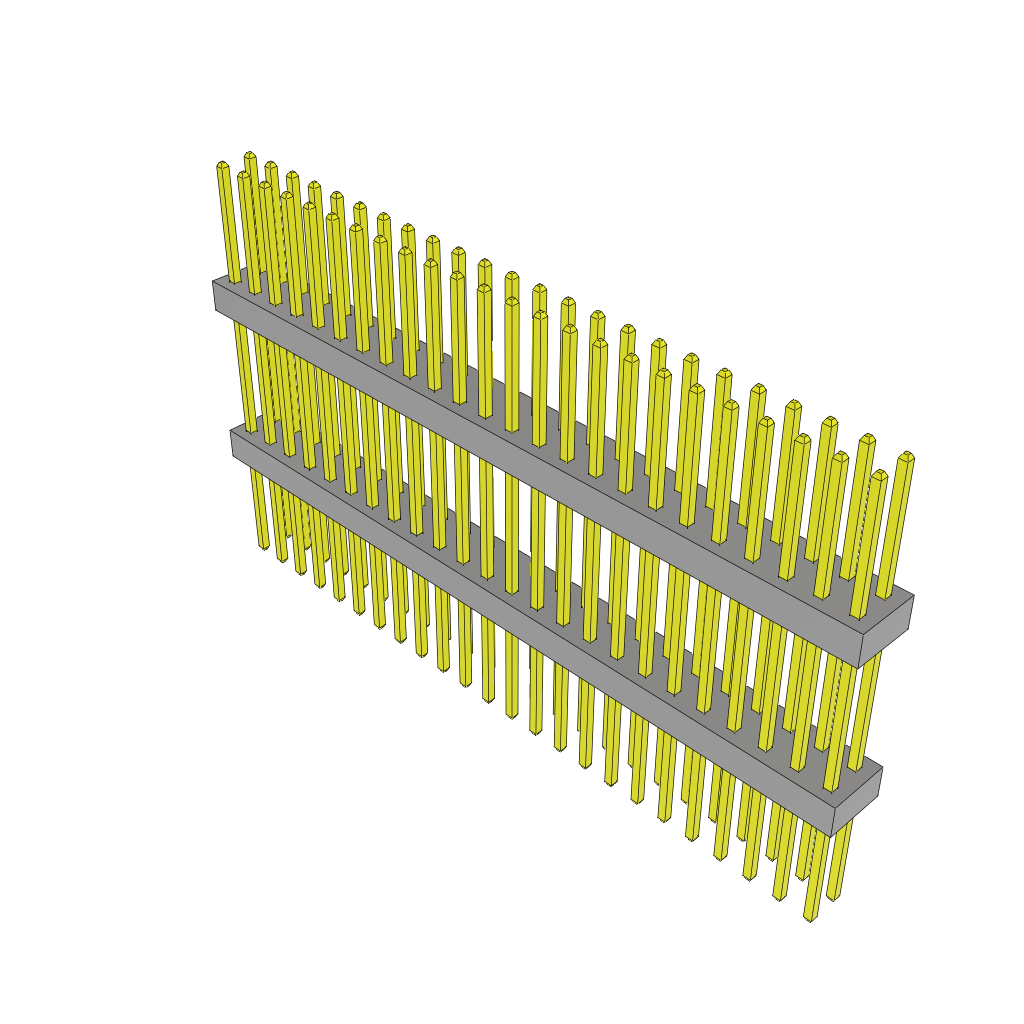 All Parts Connectors Backplane Connectors Hard Metric Connectors TW-24-12-G-D-505-300 by Samtec
