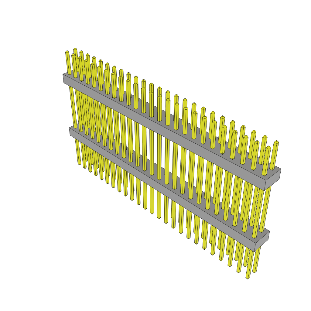 All Parts Connectors Backplane Connectors Hard Metric Connectors TW-25-12-L-D-590-320 by Samtec