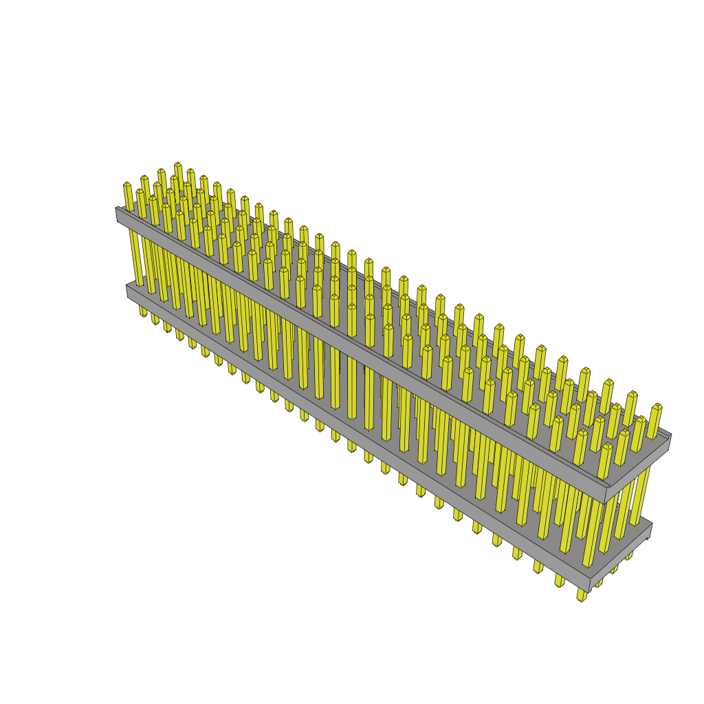 All Parts Connectors Backplane Connectors Hard Metric Connectors TW-28-05-L-Q-400-090 by Samtec