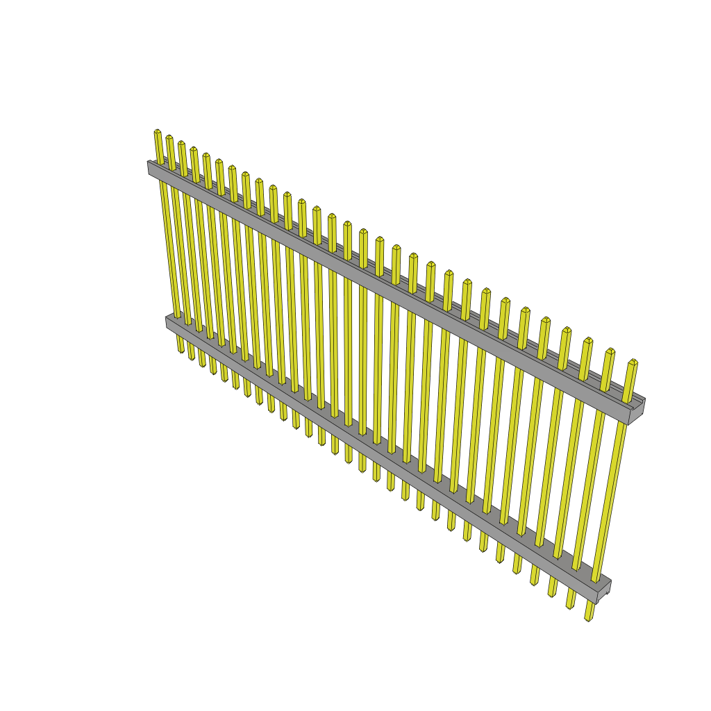 All Parts Connectors Backplane Connectors Hard Metric Connectors TW-30-12-G-S-830-140 by Samtec