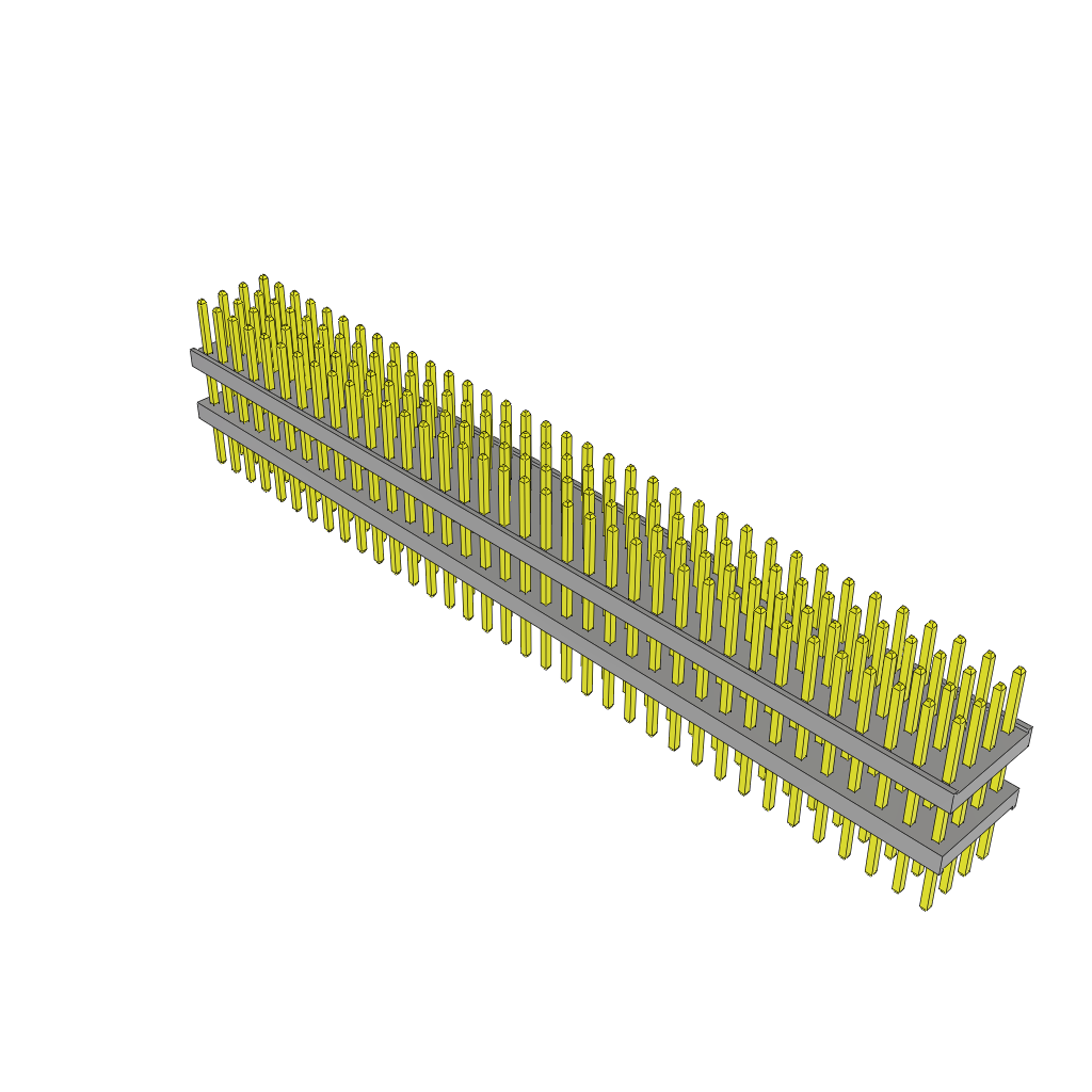 All Parts Connectors Backplane Connectors Hard Metric Connectors TW-36-05-G-Q-250-170 by Samtec