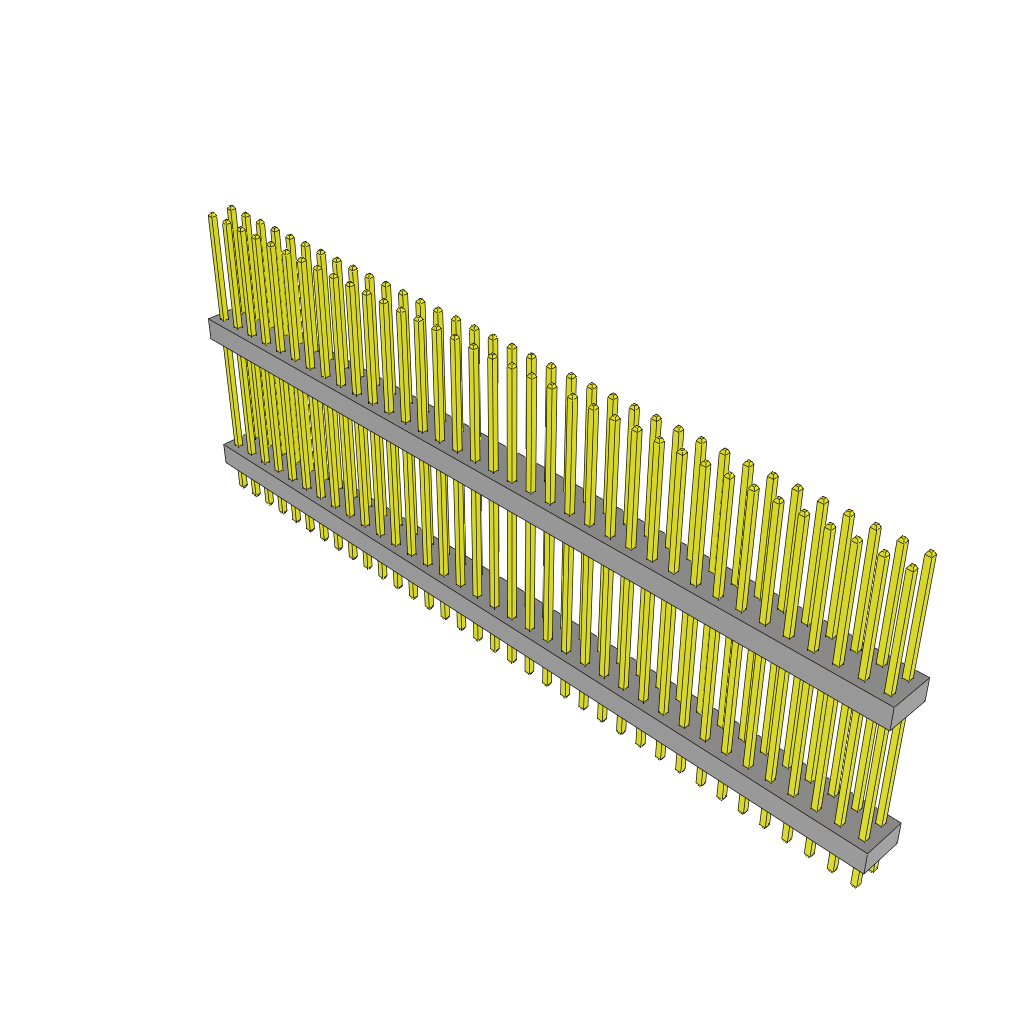All Parts Connectors Backplane Connectors Hard Metric Connectors TW-36-12-L-D-600-110 by Samtec
