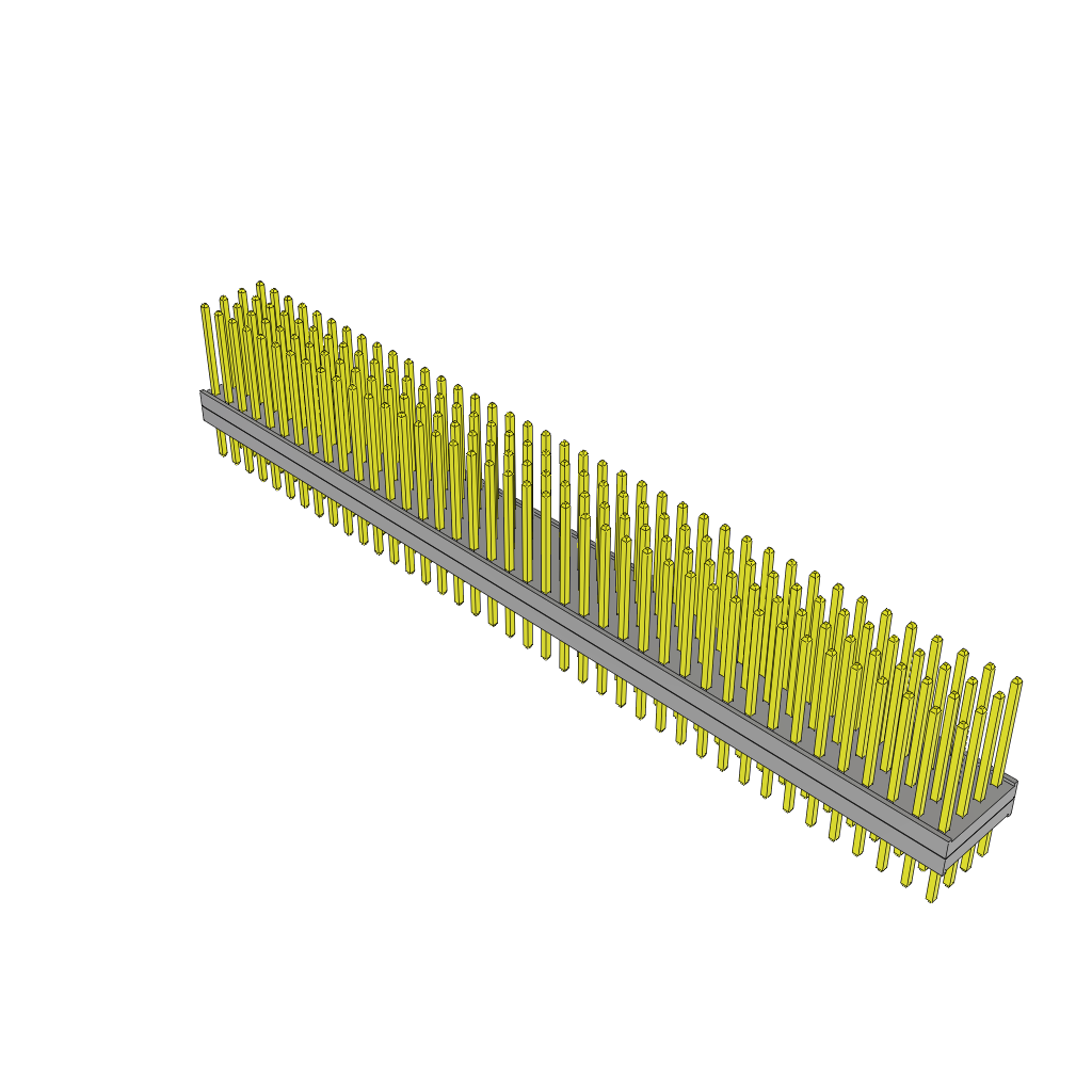 All Parts Connectors Backplane Connectors Hard Metric Connectors TW-40-10-G-Q-120-150 by Samtec