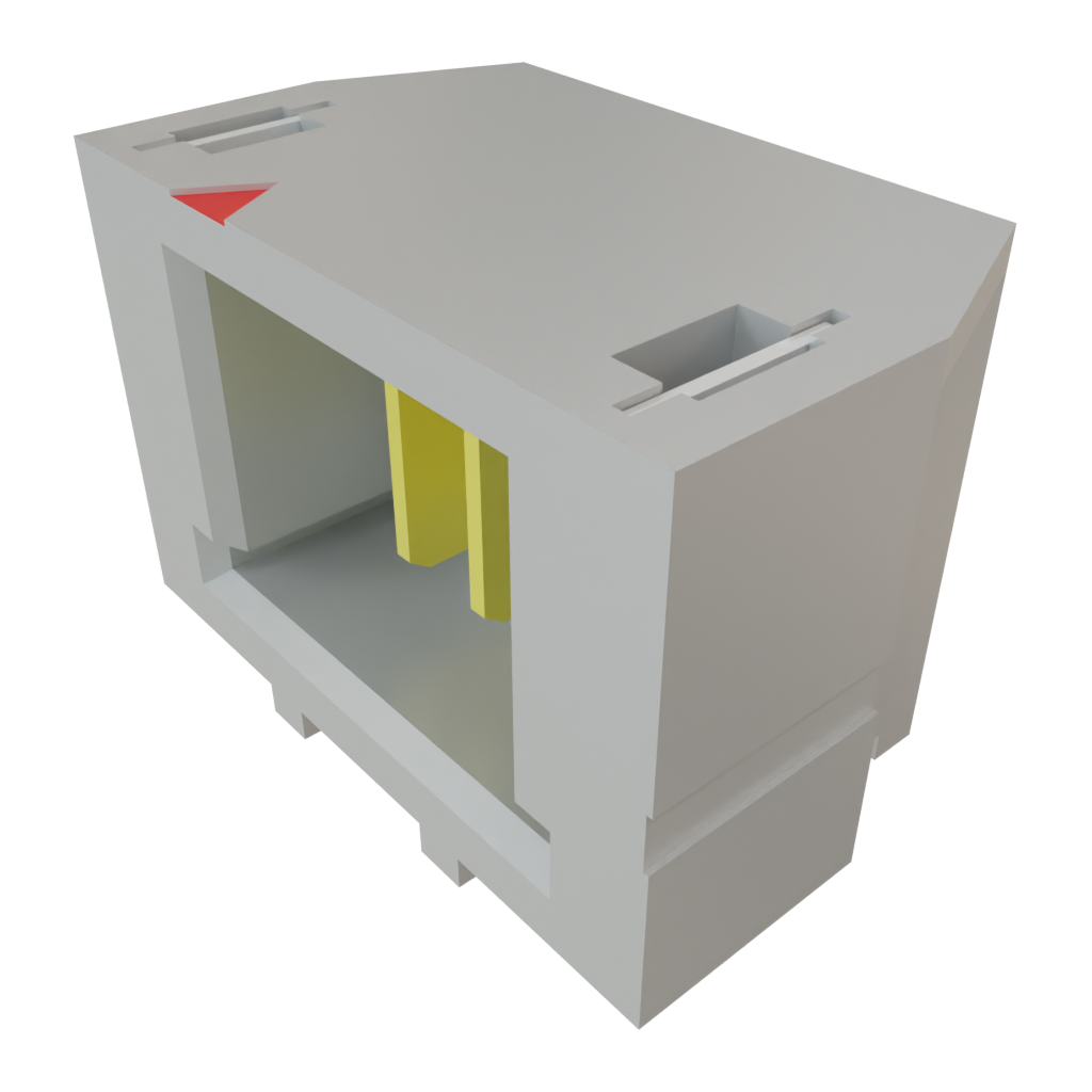 All Parts Connectors Micro Rugged Connector UMPT-02-01-T-RA-WT-TR by Samtec