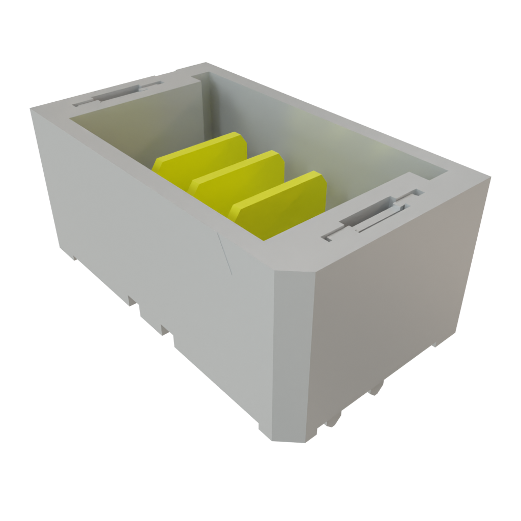 All Parts Connectors Micro Rugged Connector UMPT-03-02.5-L-V-S-W-TR by Samtec