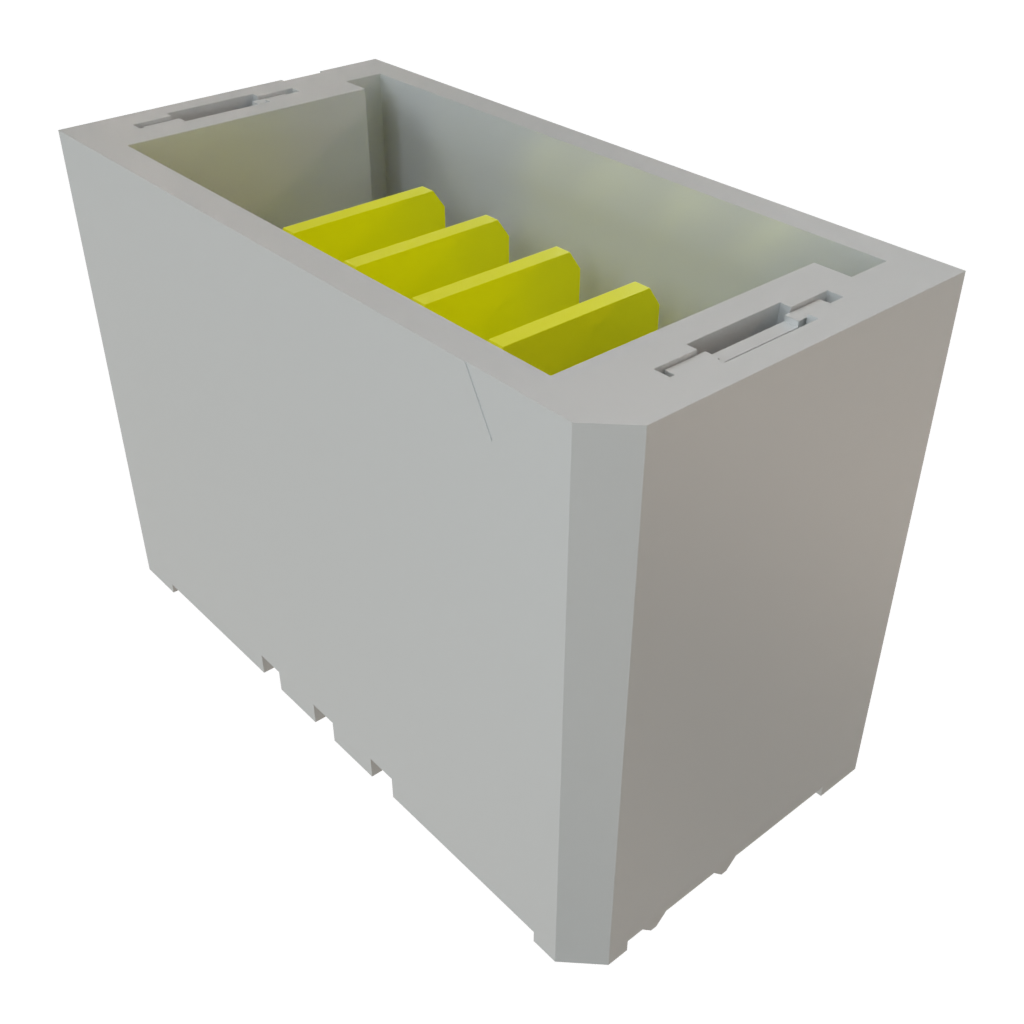 All Parts Connectors Micro Rugged Connector UMPT-04-07.5-L-V-S-W-TR by Samtec