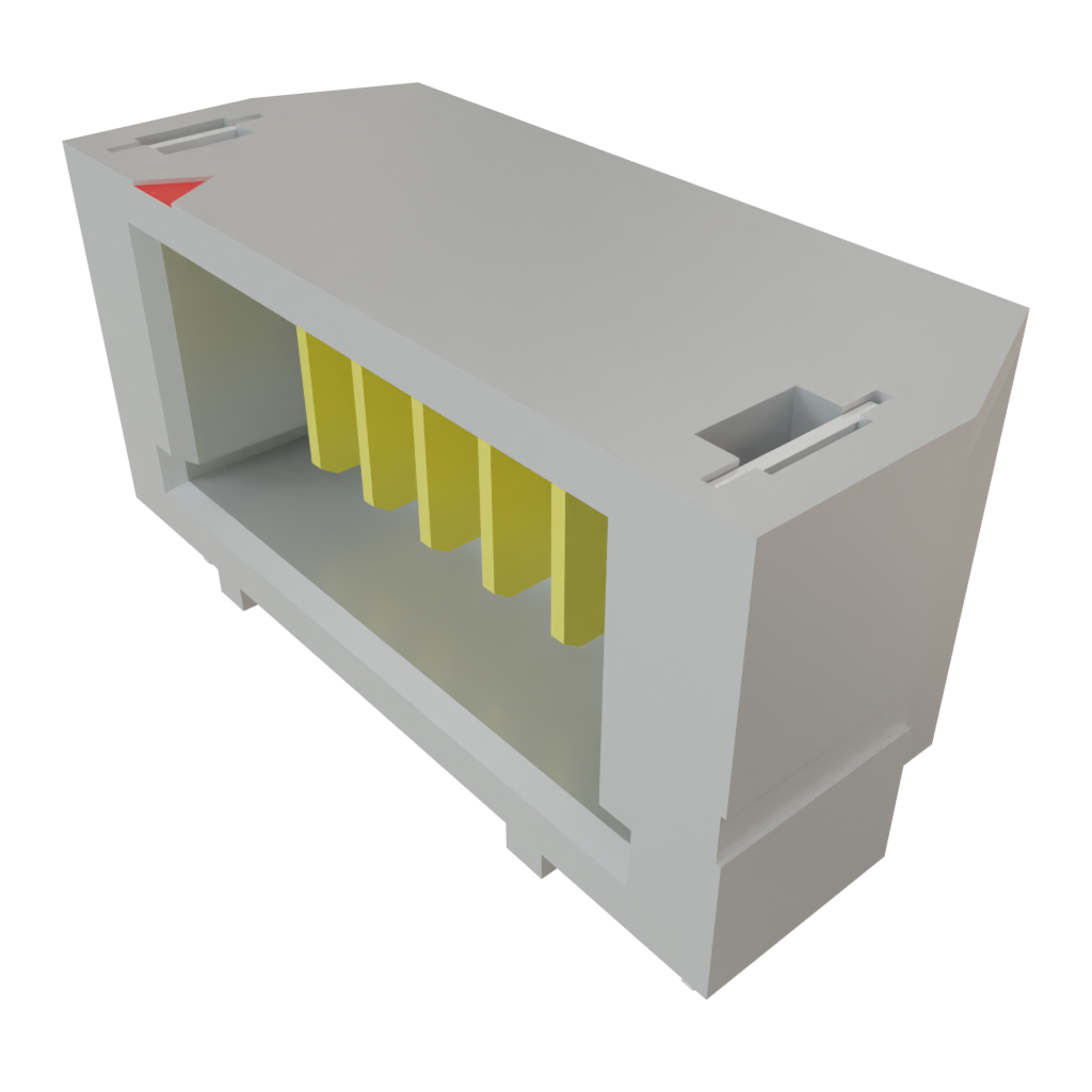 All Parts Connectors Micro Rugged Connector UMPT-05-01-L-RA-WT-TR by Samtec