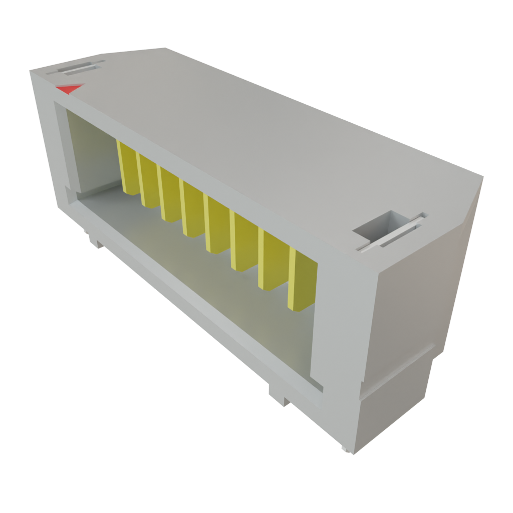 All Parts Connectors Micro Rugged Connector UMPT-08-01-S-RA-WT-TR by Samtec