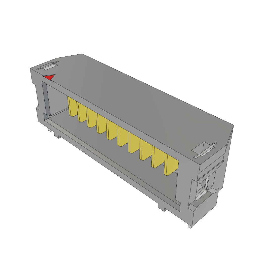 All Parts Connectors Micro Rugged Connector UMPT-10-01-S-RA-WT-M-TR by Samtec