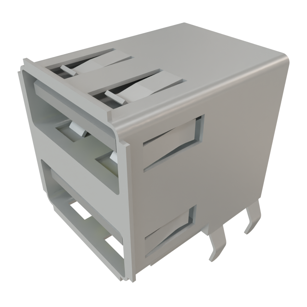 All Parts Connectors USB-A-D-F-B-TH by Samtec