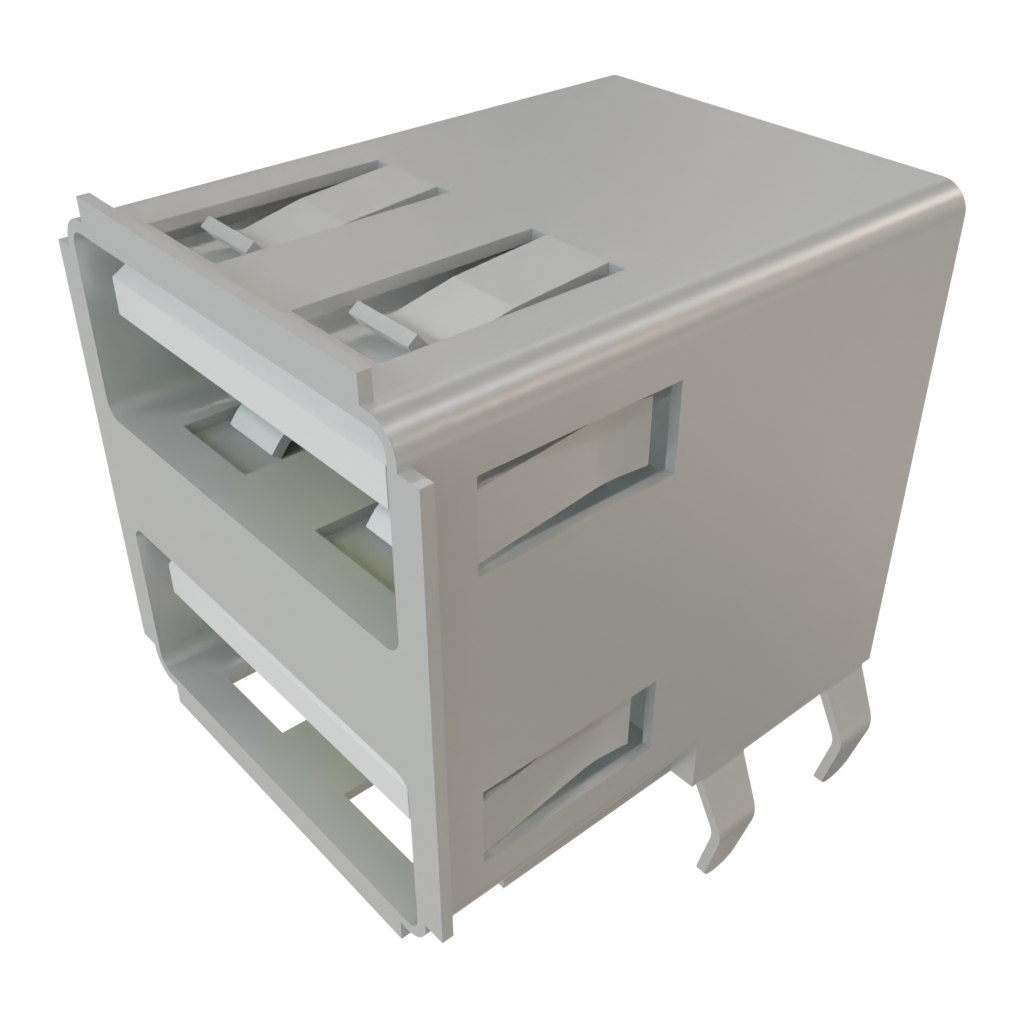 USB-A-D-F-W-TH by Samtec