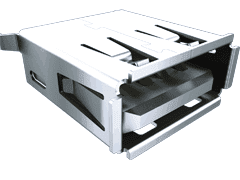 All Parts Connectors Modular Connectors USB-A-S-F-B-VU-RC by Samtec