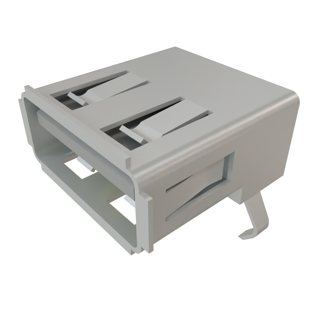 All Parts Connectors USB-A-S-S-B-TH by Samtec