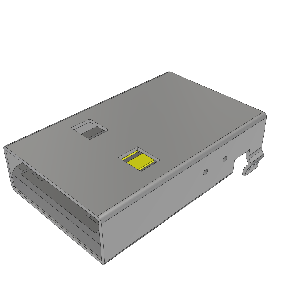 All Parts Connectors USB-AM-S-S-B-SM1-R by Samtec