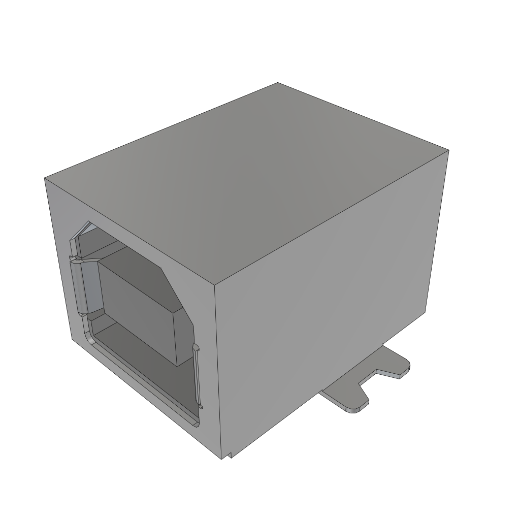 USB-B-S-F-B-SM-R-TR by Samtec