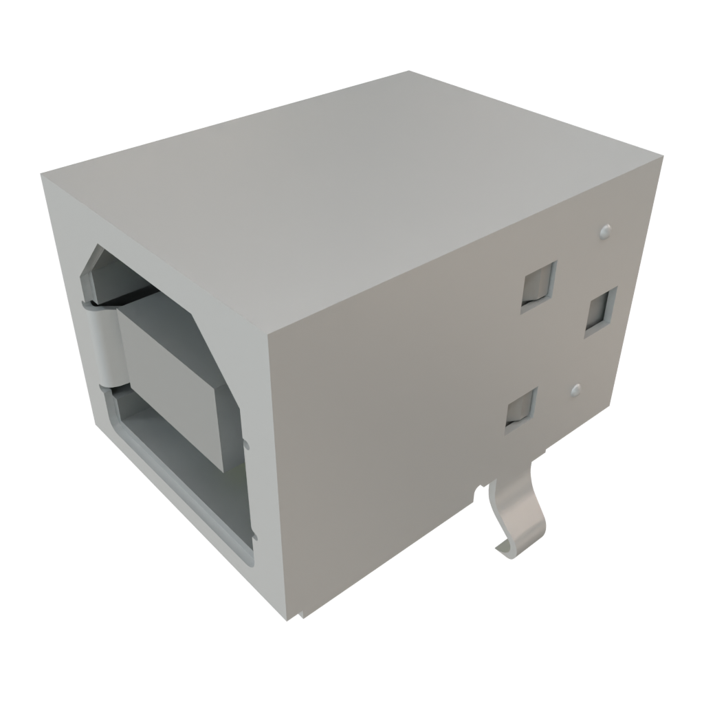 All Parts Connectors USB-B-S-F-B-TH by Samtec