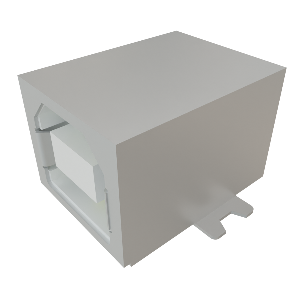 All Parts Connectors USB-B-S-F-W-SM-R by Samtec