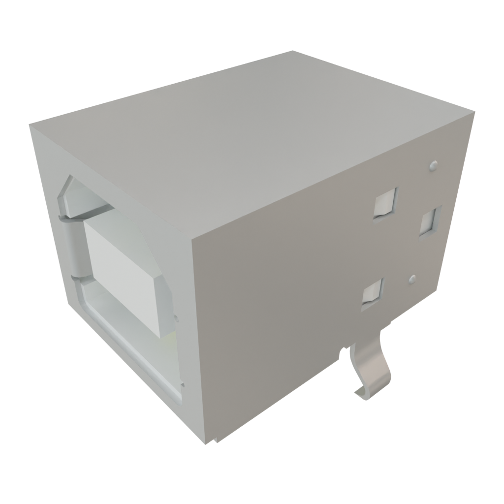 All Parts Connectors Fiber Optic Connectors and Accessories ST Connectors USB-B-S-F-W-TH-R by Samtec
