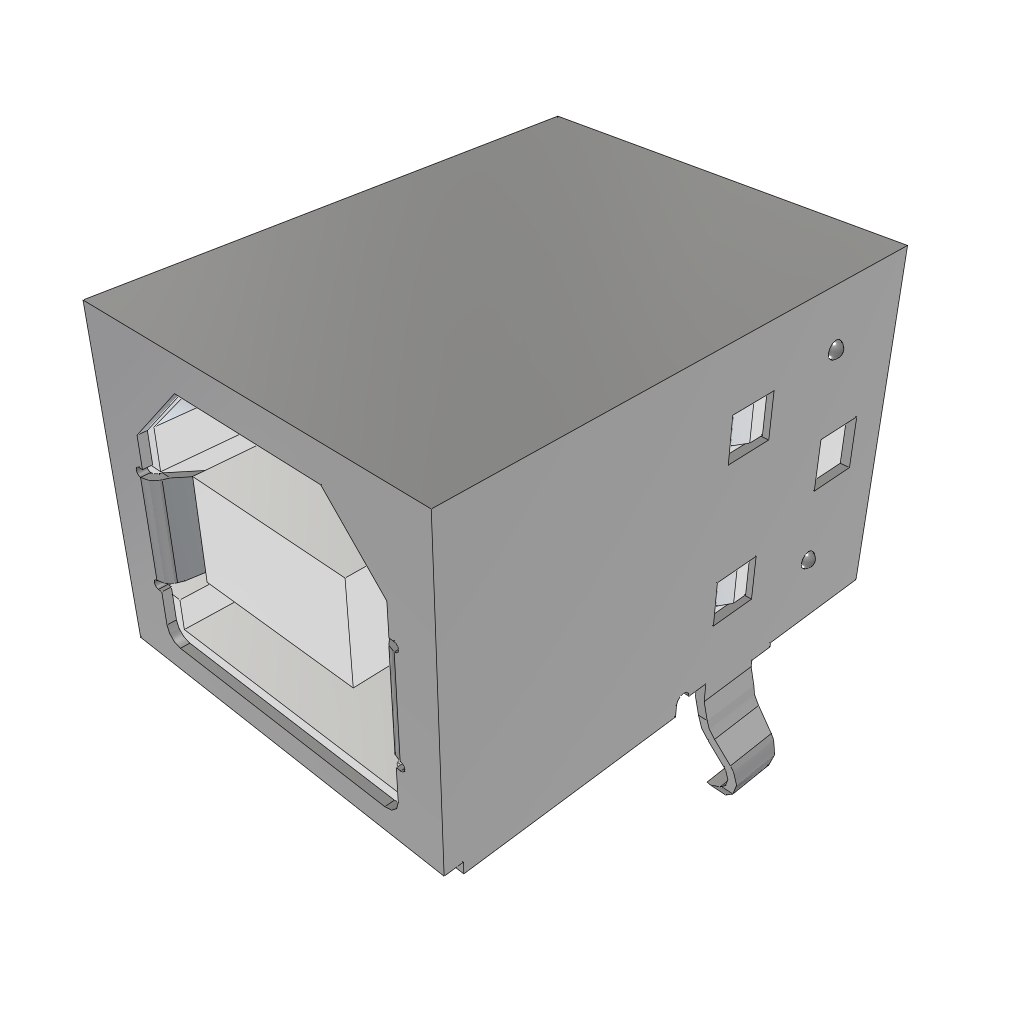 All Parts Connectors Fiber Optic Connectors and Accessories ST Connectors USB-B-S-S-W-TH-TR by Samtec