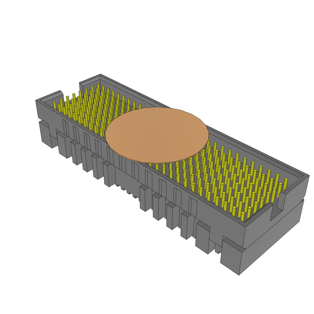 All Parts Connectors Backplane Connectors Hard Metric Connectors YFW-30-09-H-08-SB-K by Samtec