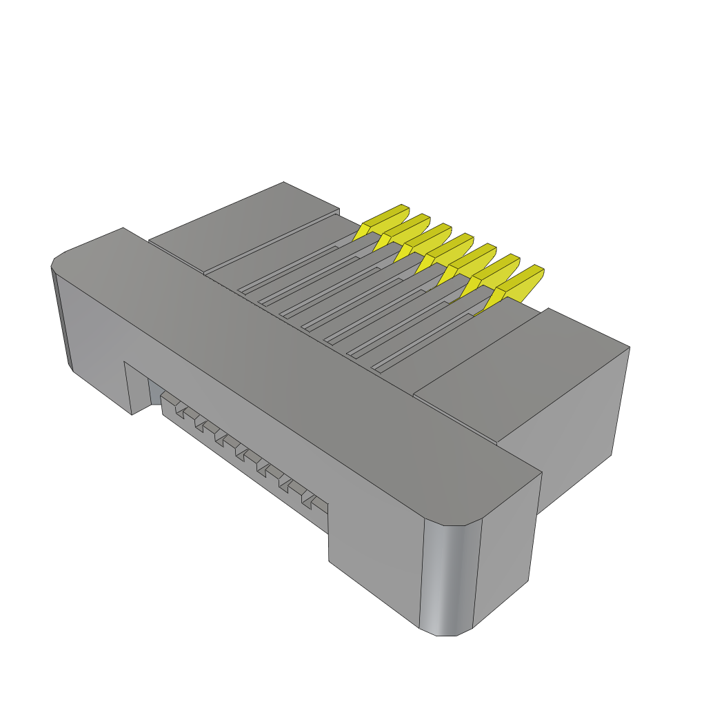 All Parts Connectors FFC Connectors ZF5S-07-02-T-WT by Samtec