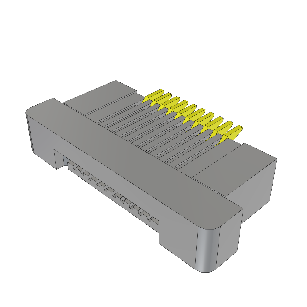 All Parts Connectors FFC Connectors ZF5S-10-02-T-WT-K by Samtec