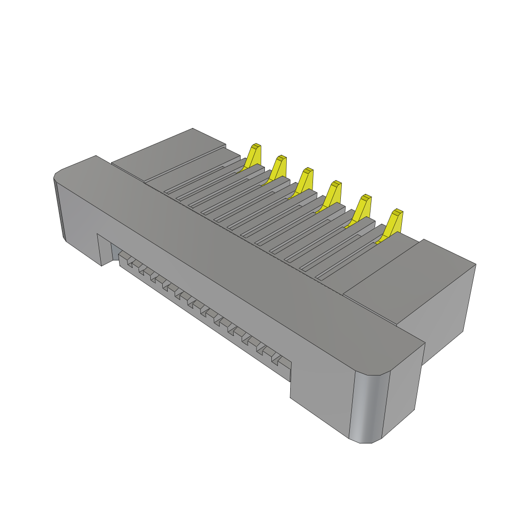 All Parts Connectors FFC Connectors ZF5S-12-03-T-WT by Samtec