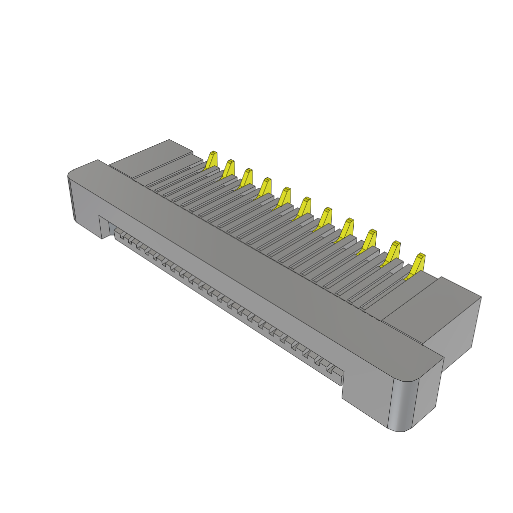 All Parts Connectors FFC Connectors ZF5S-22-03-T-WT by Samtec