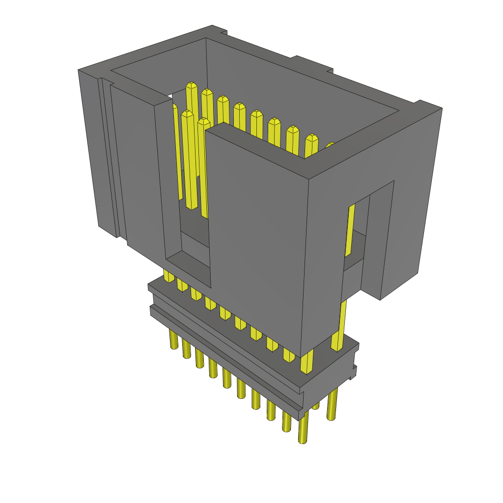 All Parts Connectors Headers ZML-110-03-L-D by Samtec