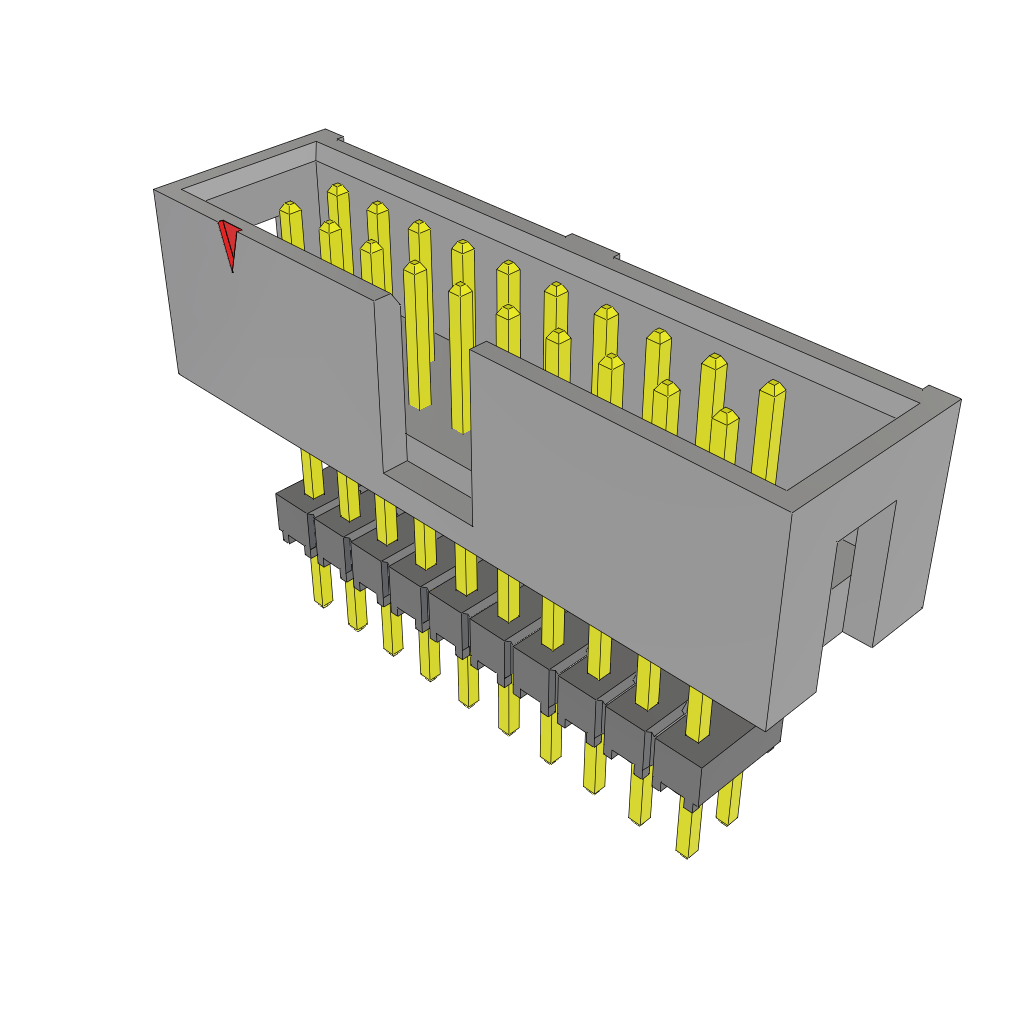 Headers & Wire Housings ZST-110-03-S-D-670 by Samtec