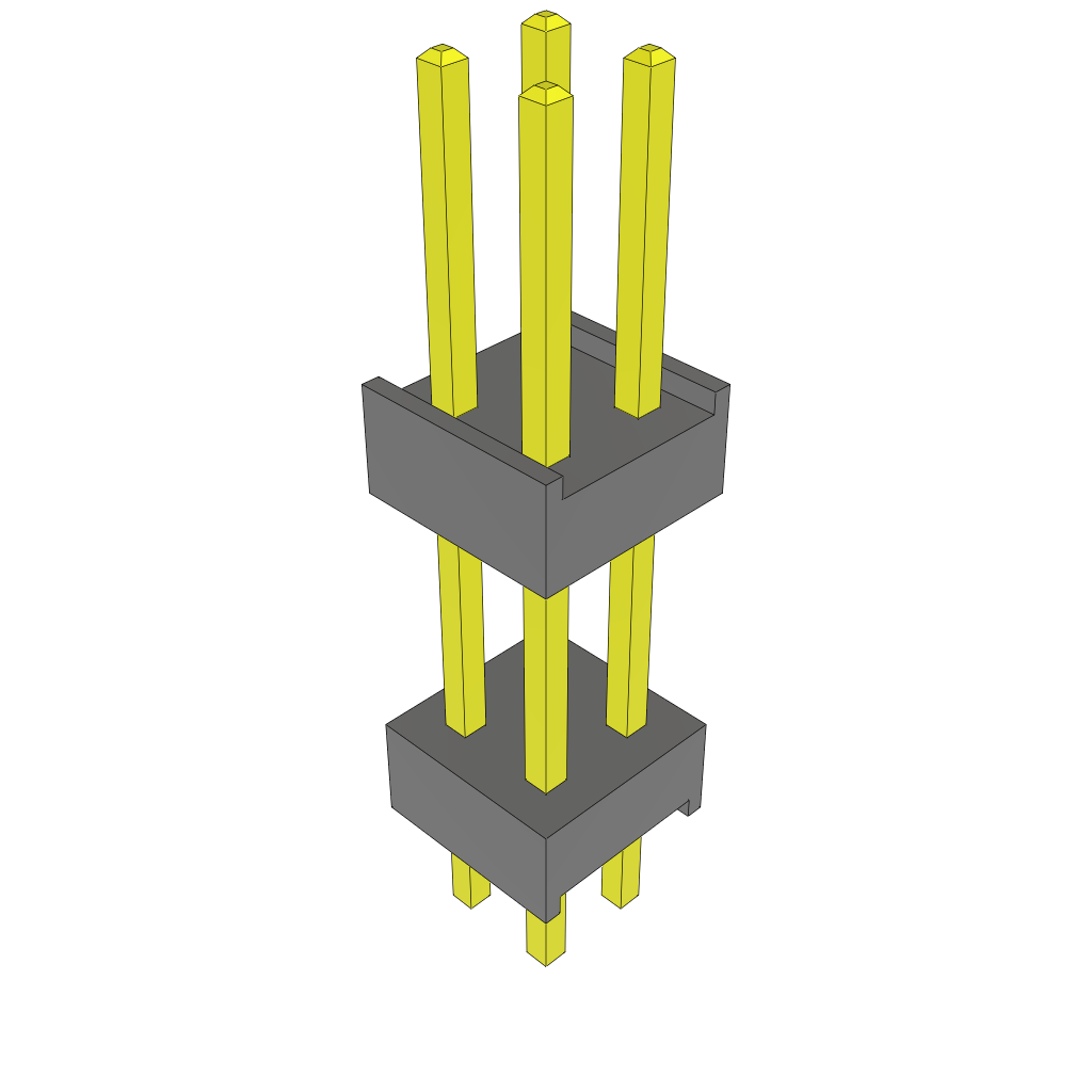 All Parts Connectors Backplane Connectors Hard Metric Connectors ZW-02-10-S-D-445-122 by Samtec