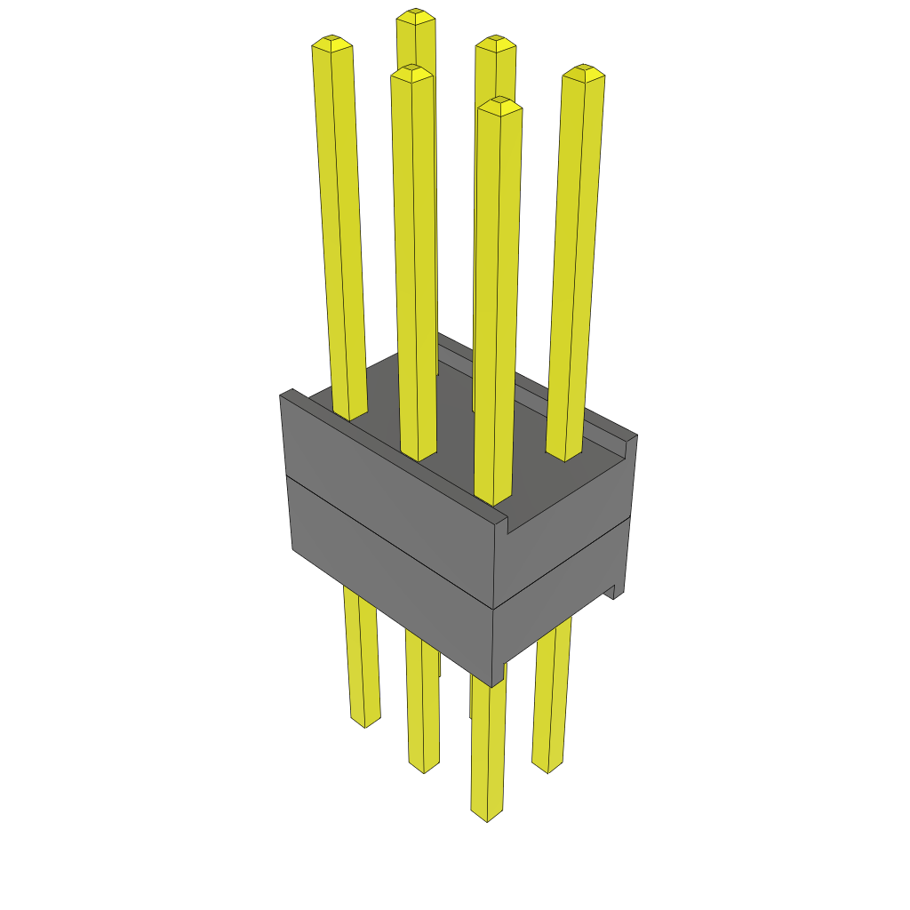 All Parts Connectors Backplane Connectors Hard Metric Connectors ZW-03-10-G-D-200-264 by Samtec