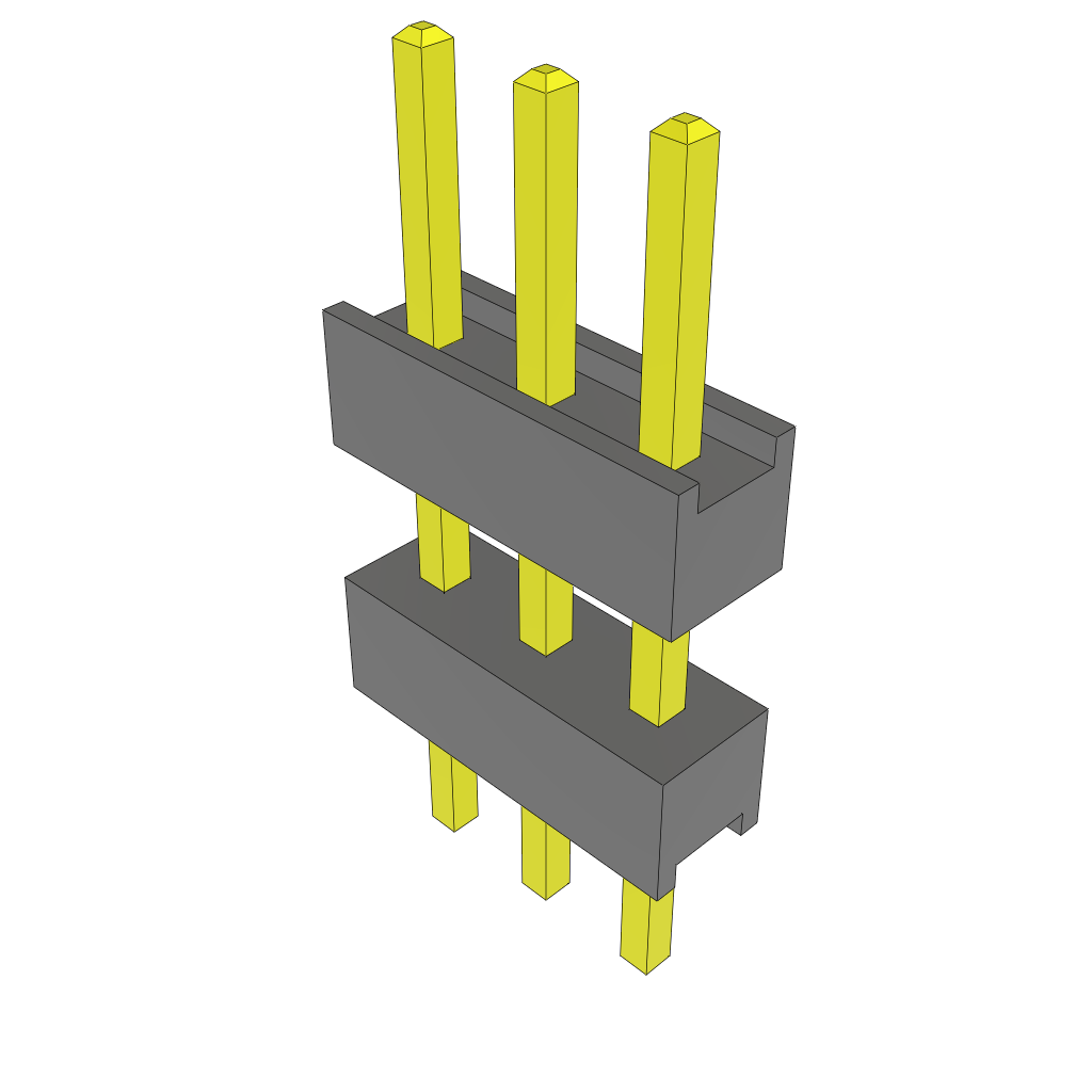 All Parts Connectors Backplane Connectors Hard Metric Connectors ZW-03-15-F-S-310-138 by Samtec