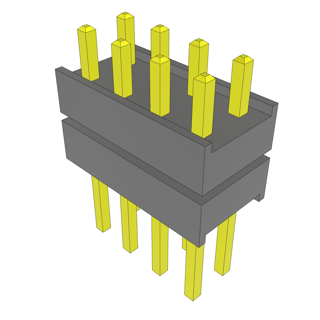All Parts Connectors Smart Card Connectors ZW-04-08-T-D-220-220 by Samtec