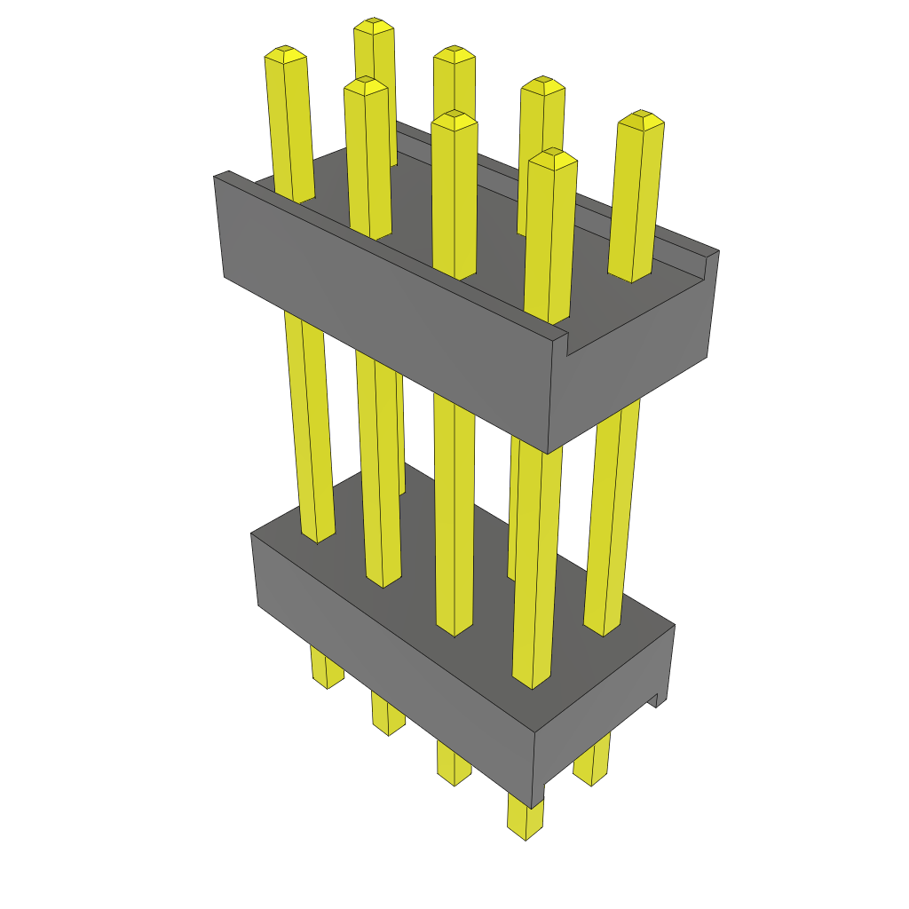 All Parts Connectors Backplane Connectors Hard Metric Connectors ZW-04-09-F-D-500-115 by Samtec